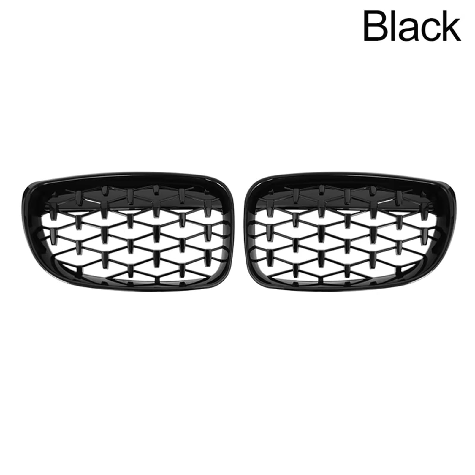 Griglia Anteriore Per BMW Serie 1 E81 E82 E87 E88 128I 130I 135I 2007-2011 Auto Griglia Rene Anteriore Paraurti Griglie Racing Griglia Principale(Nero)
