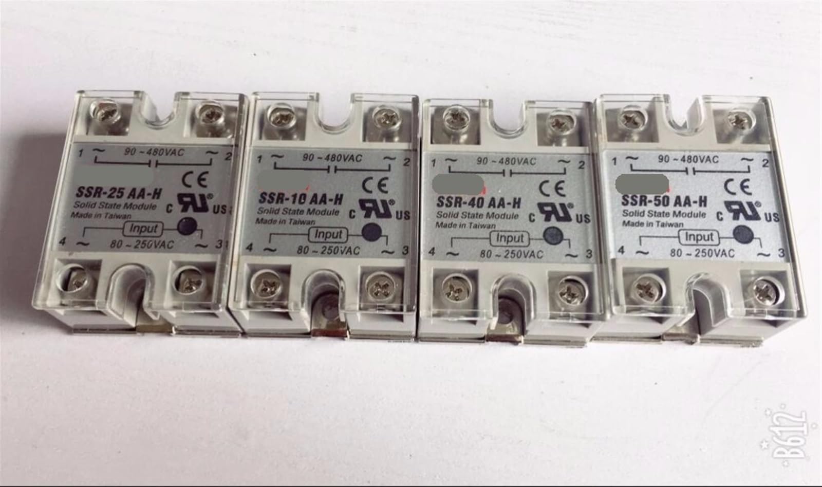 Relais statique SSR-40AA-H avec couvercle AC-AC pour controle industriel