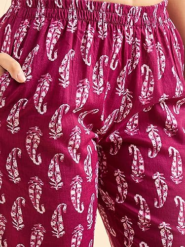 Image of Sweet Dreams Women Printed Pyjama Set