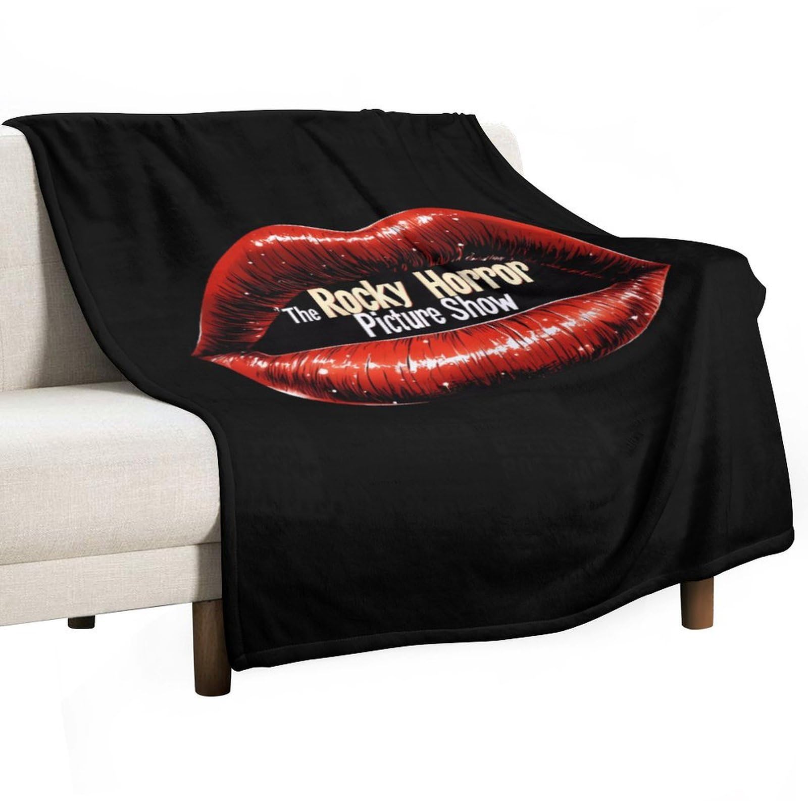 Cgsbngha Style The Rocky Horror Picture Show Flannel Fleece Blanket Lightweight Soft Throw Blankets For Sofa Couch Bed Chair