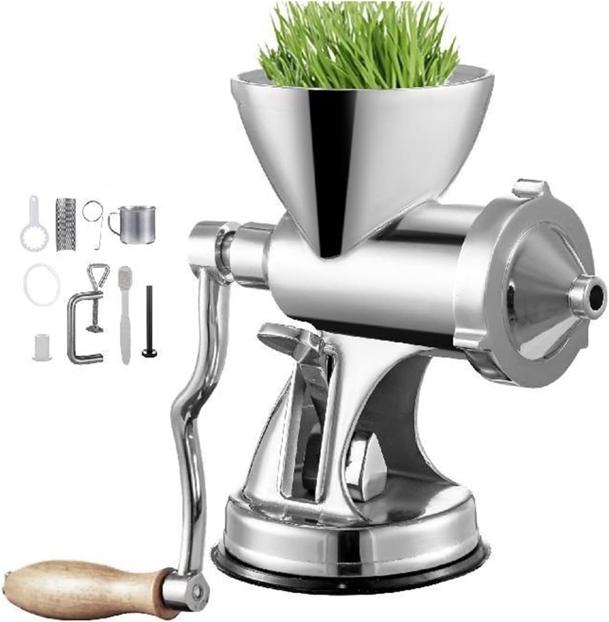 Exprimidor manual de acero inoxidable para frutas, verduras, cítricos, naranja, zumo, extractor multifuncional, exprimidor lento
