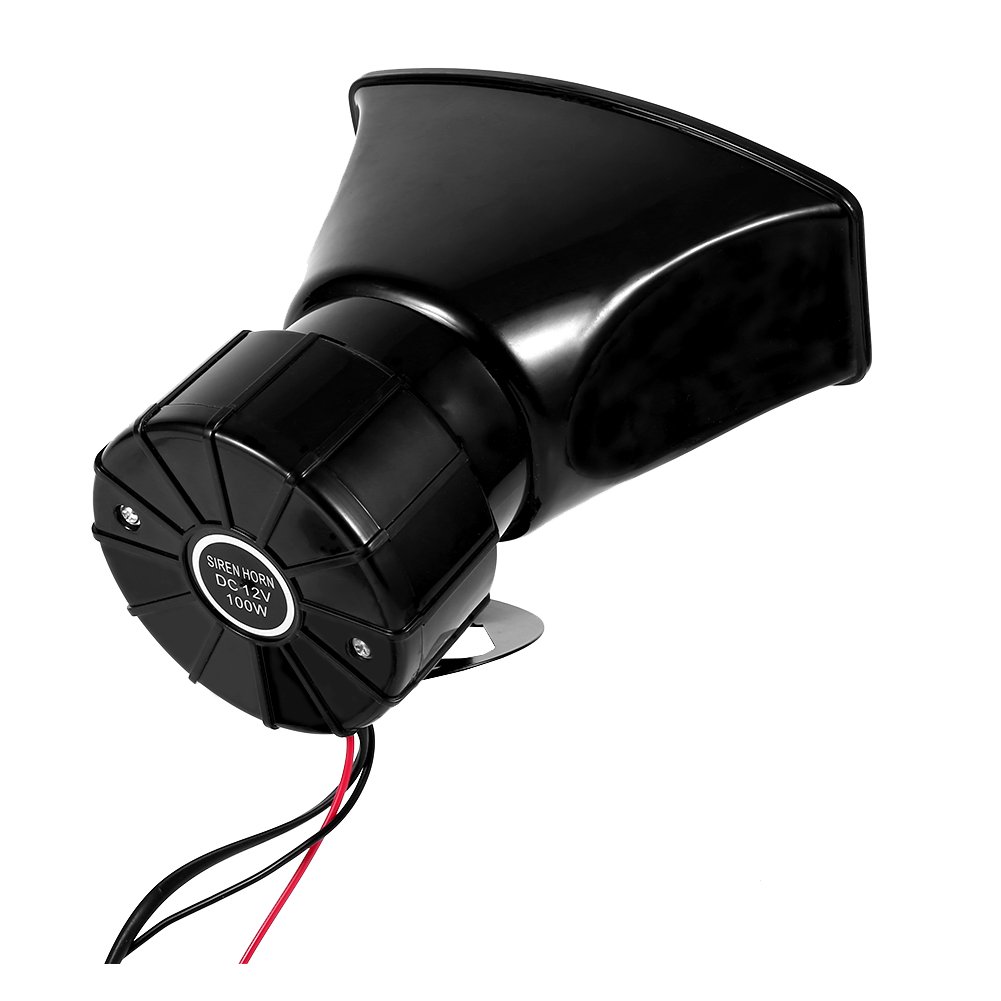 Loud Cuerno Sirena, 12 V 120 db tonos de 7 coche electrónico alarma de alerta con micrófono PA sistema de altavoces para coche barco camión