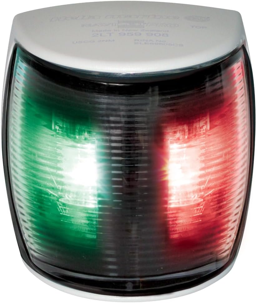 Hella NaviLED 2nm BSH Bi-Color Pro LED Navigation Lamp, White/Red/Green