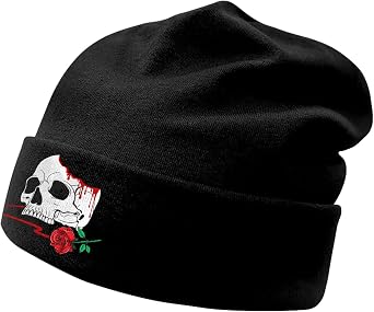 Black Beanie for Men Skull Beanies Hats Men Women Winter Warm Knitted Knit Beanies Hat for Men