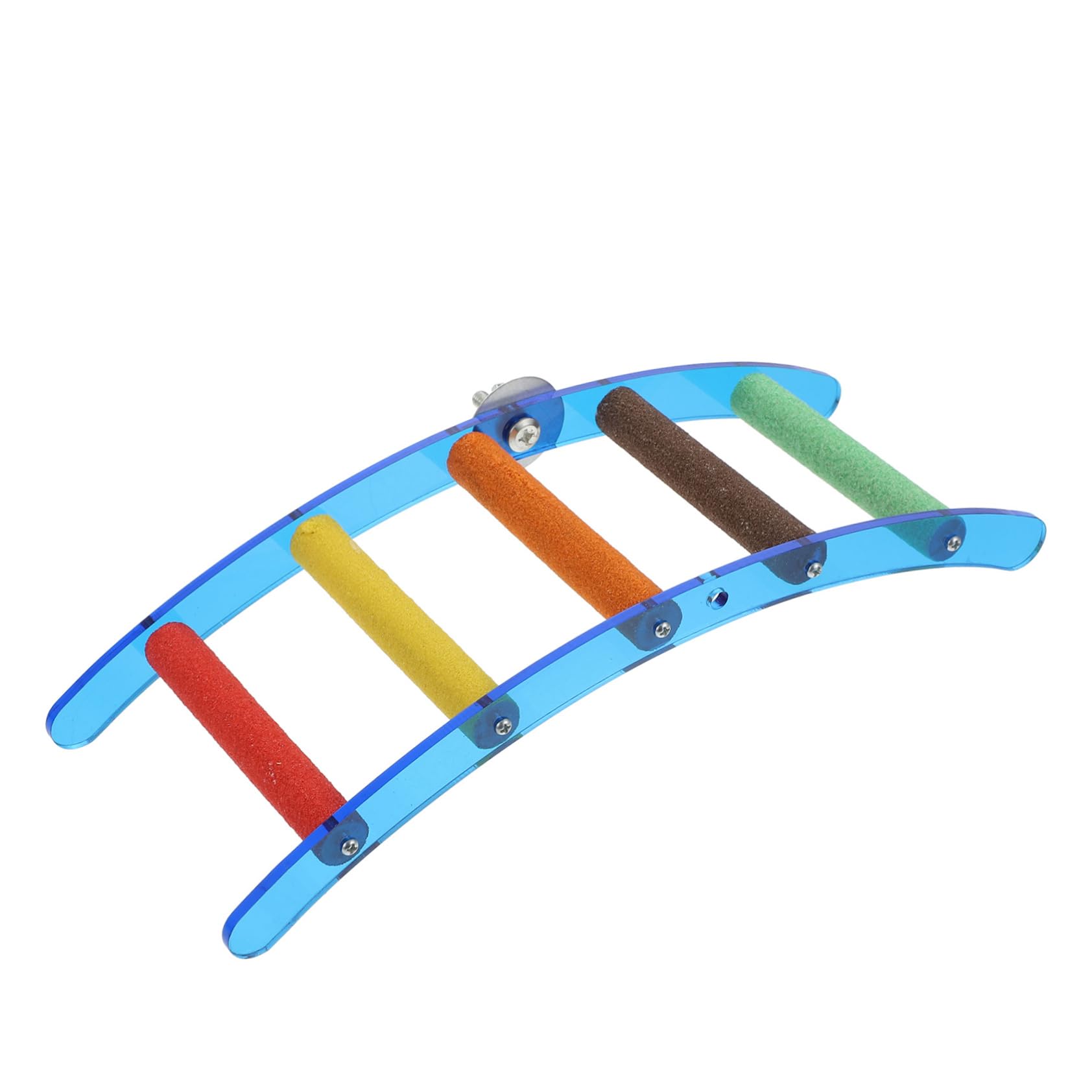 Totority Parrot Ladder Stand Bird Playing Toy Safe Chewing Material Parrot Accessory