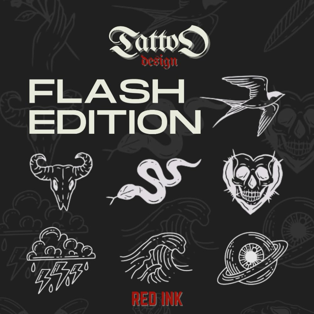 Tattoo Design Book: Flash Edition - 1000+ Tattoo Art Ideas for Reference (Tattoo Design Book Series)