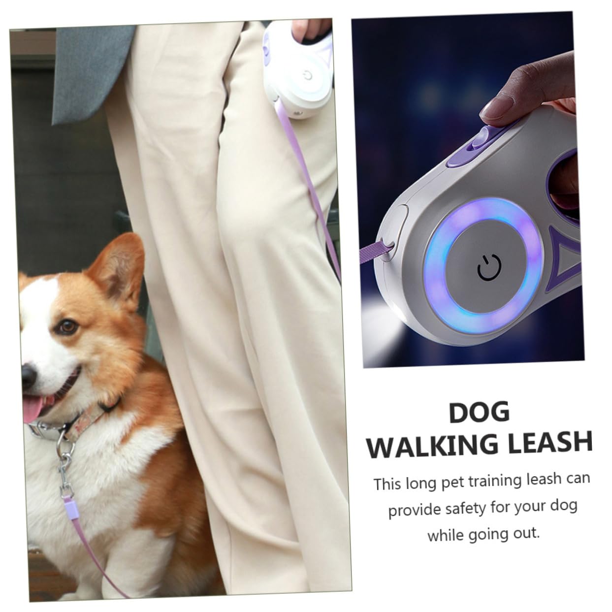 Correa Retráctil para Perros De Duradero Extensible y Ergonómica Metros para Paseos y Entrenamiento De Mascotas