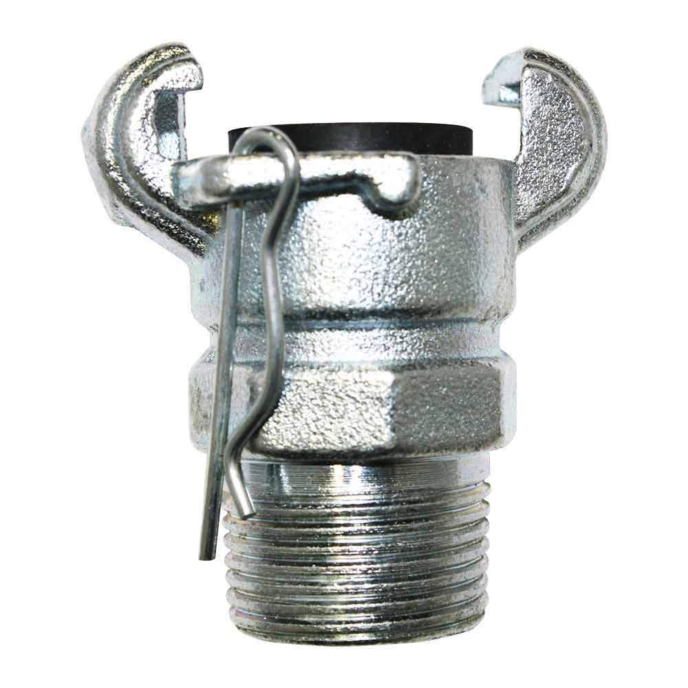 Interstate Pneumatics CU-901 1 Inch Male NPT Straight Through Jack Hammer Coupler