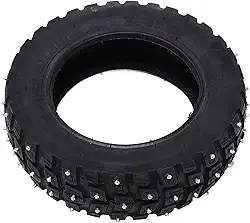 255x80 Scooter de Borracha de Borracha Tire Com Unhas Anti -skid, Impede Pneus Furados para Dias de Neve e Chuva