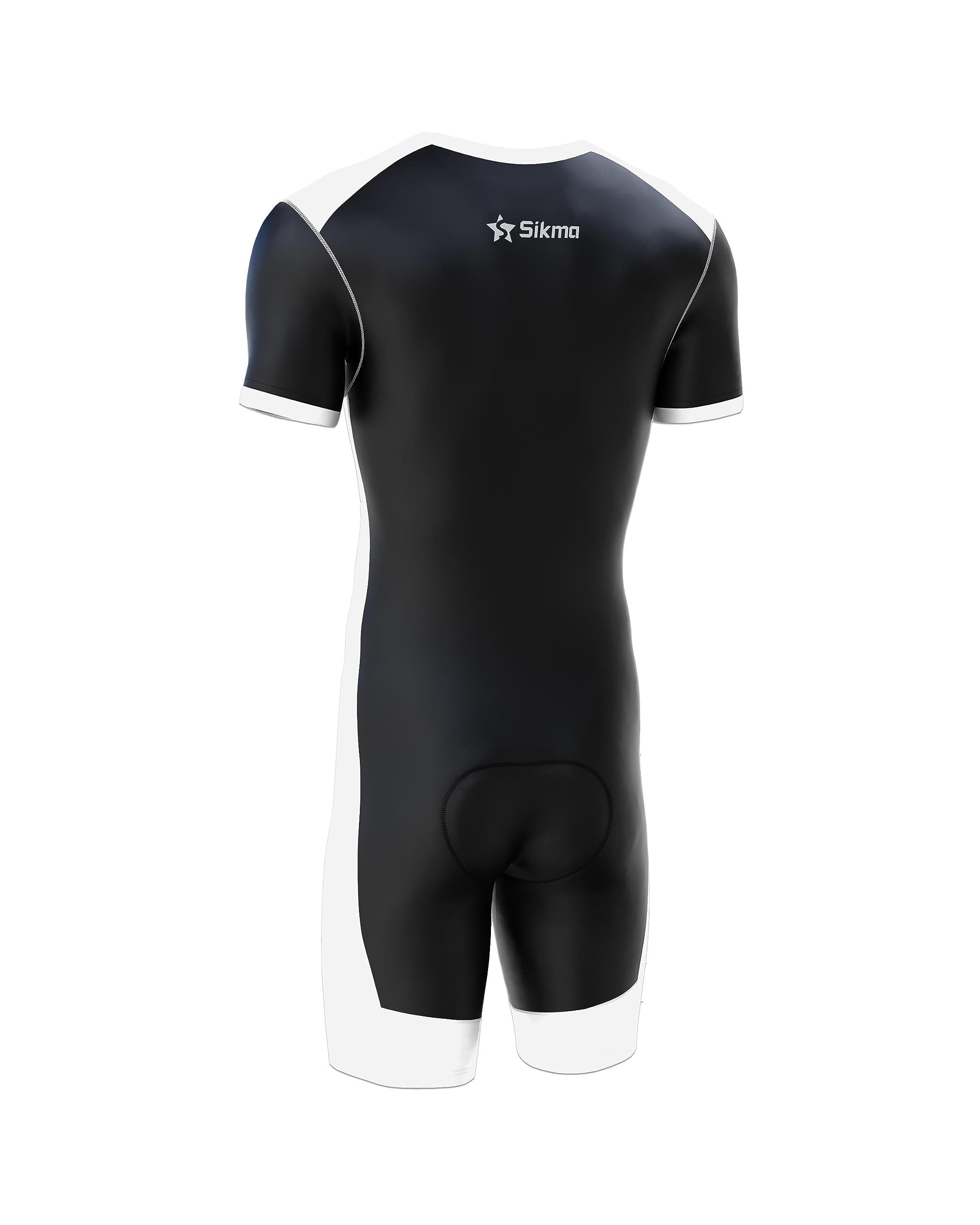 Sikma Traje de ciclismo para hombre acolchado de una pieza para ciclismo