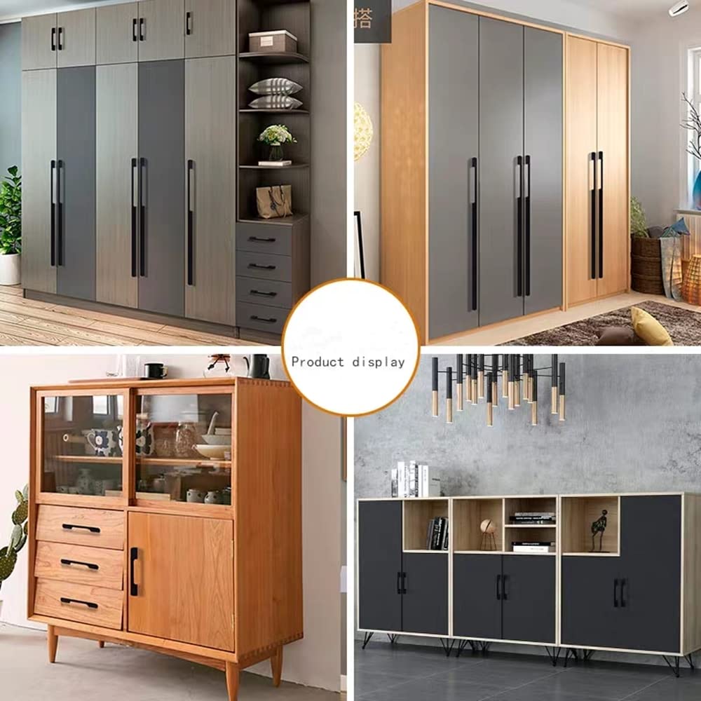 Tirador Extralargo para Puerta De Armario De Cocina, Cajones De Aleación De Aluminio para Armarios, Tiradores para Muebles De Dormitorio, Tiradores para Puerta De Baño, Bar, Armario-80CM