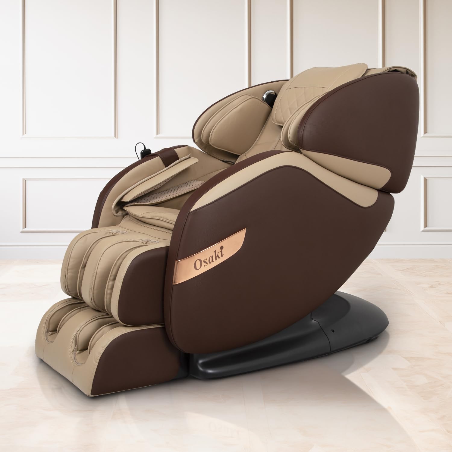 Osaki Massage Chair, Brown & Beige