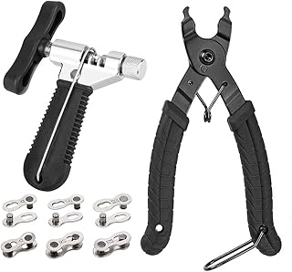 Bike Link Plier+Chain Breaker Splitter+6 Pairs Bicycle Missing Link