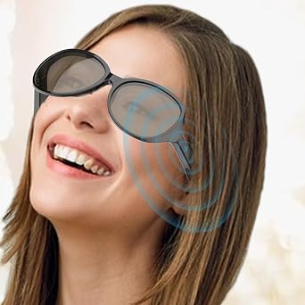 Smart Sunglasses | Voice Operated Waterproof Polarized Lenses Eyeglasses - Smart Audio Sunglasses for Men and Women - Support Cell Phone, Music, Call, Outdoor, Indoor, Travel | 軽量オーディオサングラス 音楽通話対応 屋内外 旅行 家庭 男性女性向け