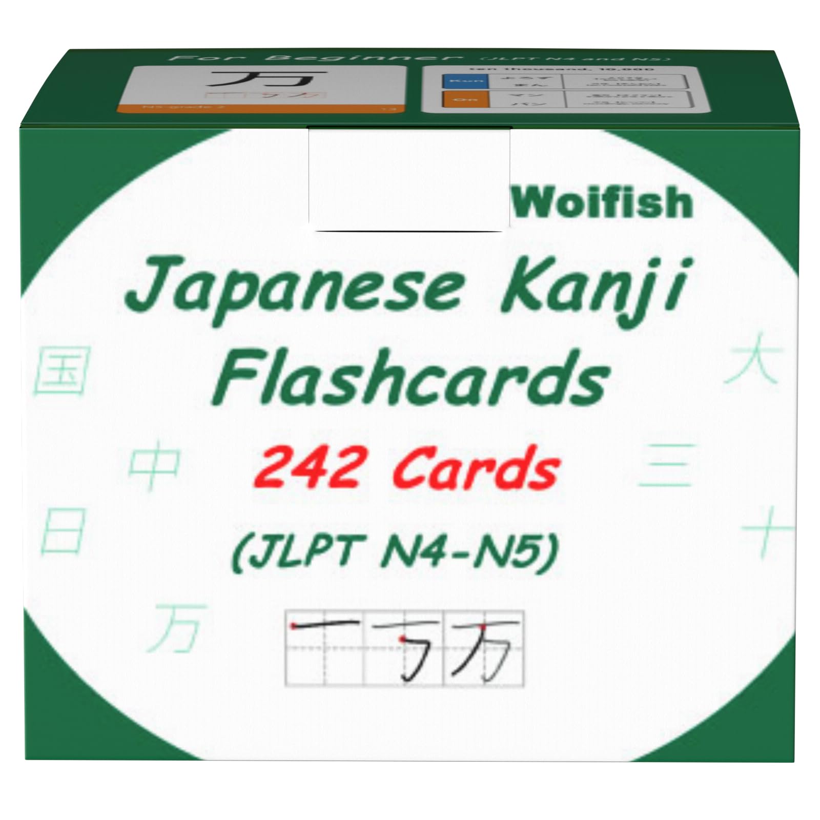Amazon.com: 242 Basic Japanese Kanji Flash Cards (JLPT N4 & N5