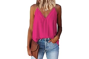 Women's V-Neck Strappy Tank Tops