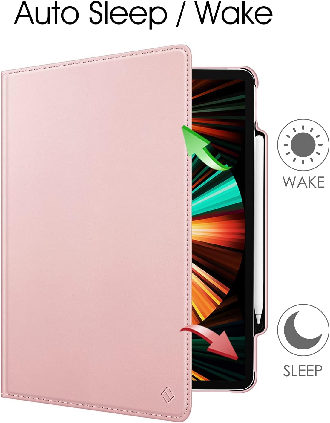 FINTIE Rotating Case Compatible with iPad Pro 12.9 inch (2022/2021/2020/2018 - Image 4