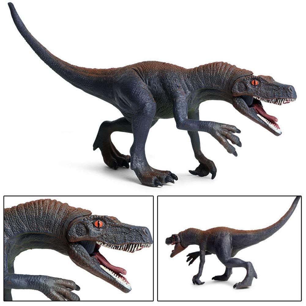 Jokfeice Realistic Deinonychus Dinosaur Toy Figure - Vinyl Cotton-Filled Dino For Play, Education & Cake Toppers - View #2