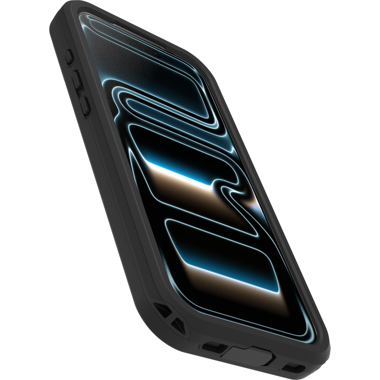 OtterBox Frē Series MagSafe Hülle für iPhone 17 Pro Max, Wasserdicht (IP68), stoßfest, schmutzabweisend, Hülle mit integriertem Displayschutz, 5X getestet nach Militärstandard, Schwarz