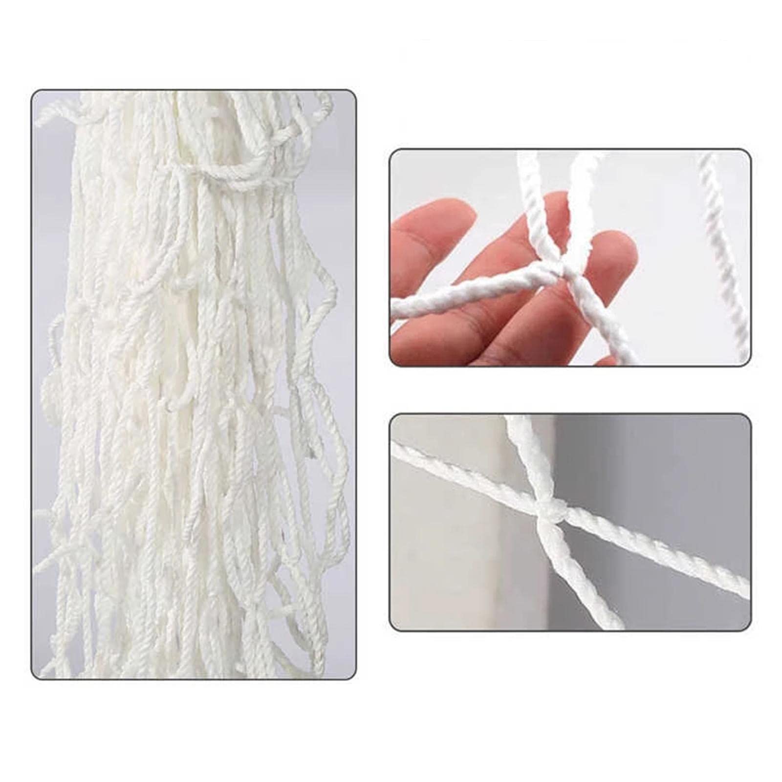 Accessori di Ricambio da Calcio, Polietilene Bianca per Porta da Calcio, Ideale per Allenamenti, Competizioni E Partite per Ragazzi, 3mx2m
