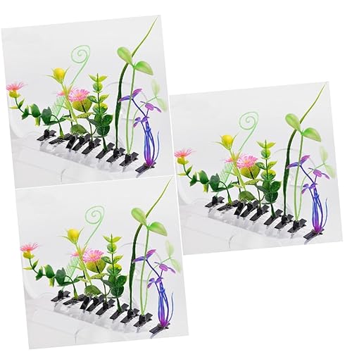 Miniatura 6 de FRCOLOR Broches de brote, 30 unidades, lindas pinzas para el pelo de brotes de frijoles para mujeres, horquilla de flores, plantas, hierba, pasador