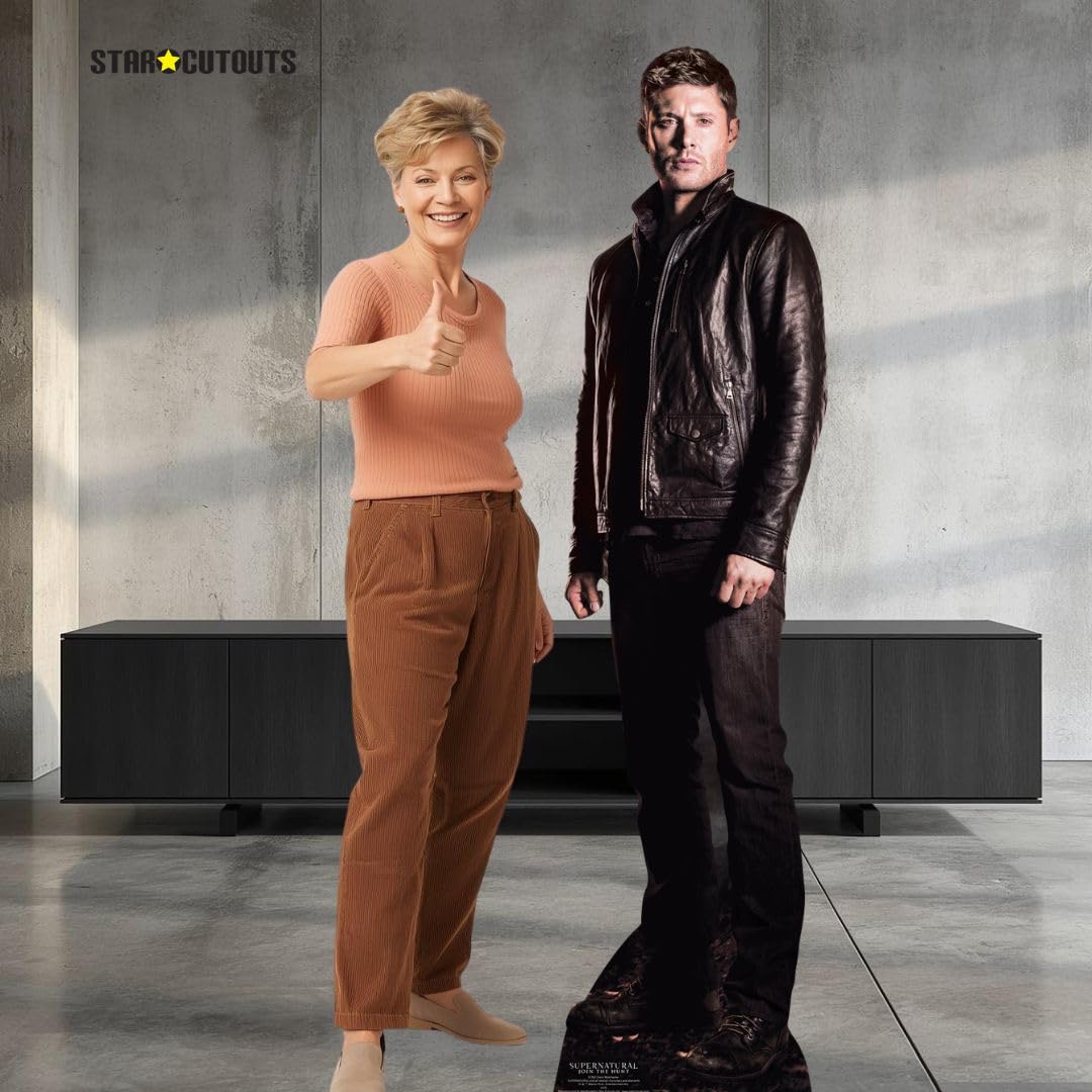 Star découpes Dean Winchester Hunter Supernatural Vie Taille Carton découpé avec mini Dessus de table, Multi Couleur
