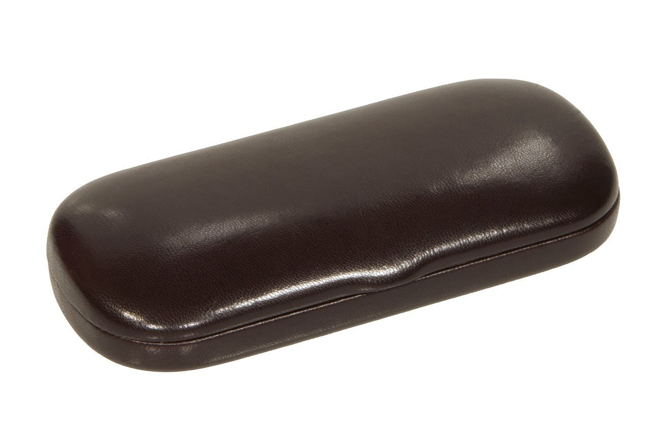 London Eyeglass Case Hard Metal Bodied Clamshell Holder for Large Frames