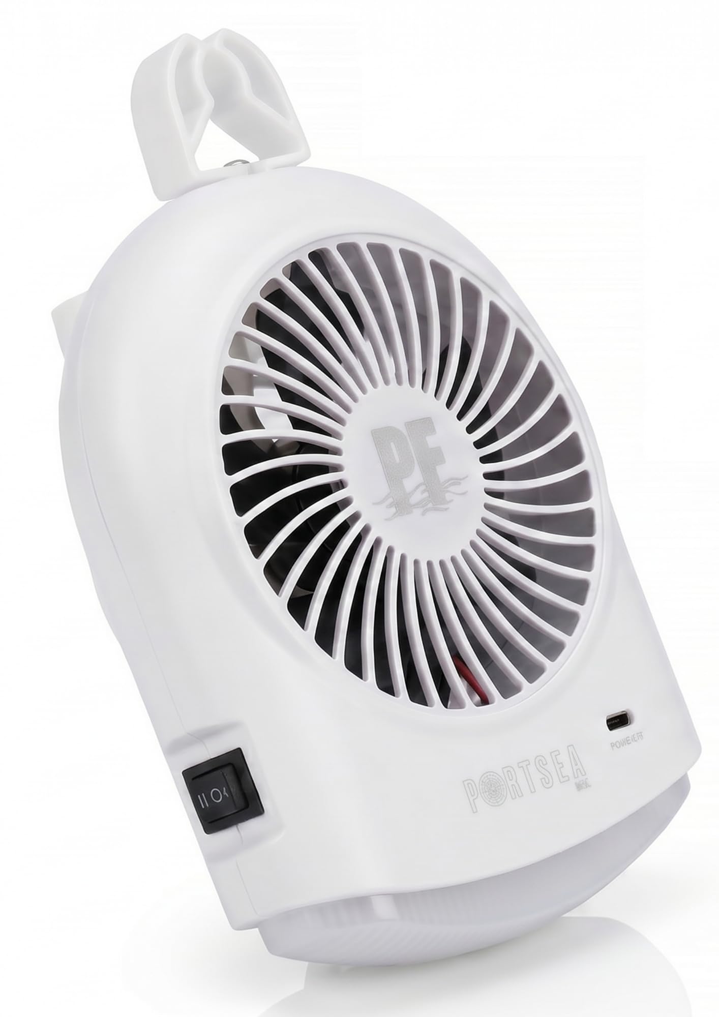 Lucca - Ventilador portátil USB silencioso para tienda de campaña, al aire libre, viajes y viajes, compatible con banco de energía