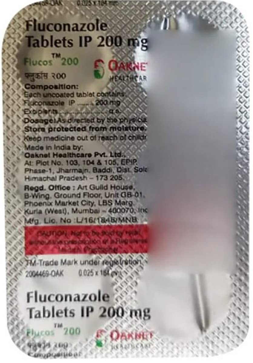 Flucos 200 - Strip of 6 Tablets