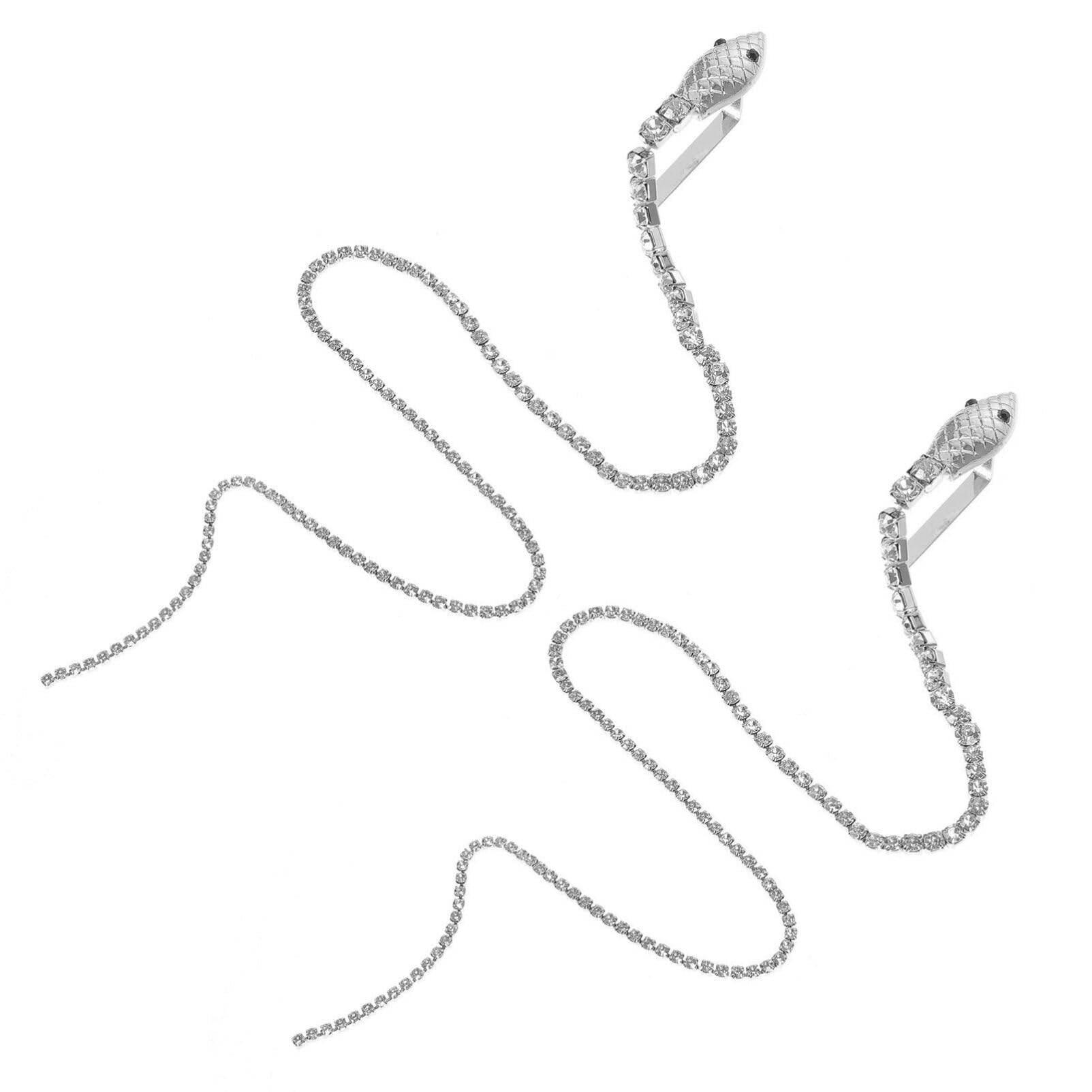 Beaupretty 8piezas Elegantes Horquillas De Serpiente Para Mujer Clip De Pelo De Aleación Accesorios Para Peinados Para Bodas y