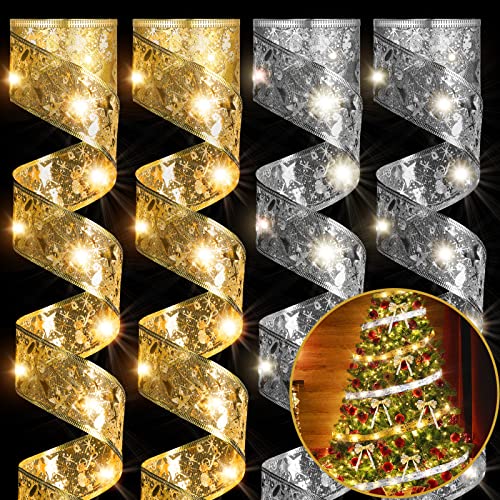 Cintas de luces de Navidad Sherr de 80 pies para decorar el árbol y crear un ambiente mágico