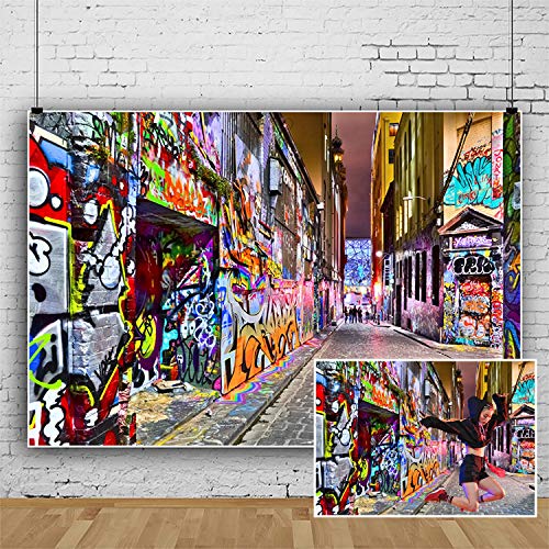 Fondo Fotográfico Graffiti Urban Street 270x180cm miniatura 3
