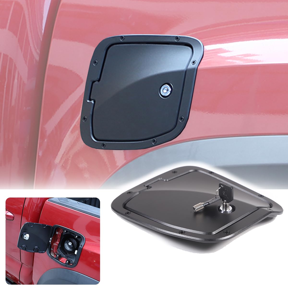 Amazon.com: TongSheng Fuel Tank Anti-theft Lock Cover for Toyota