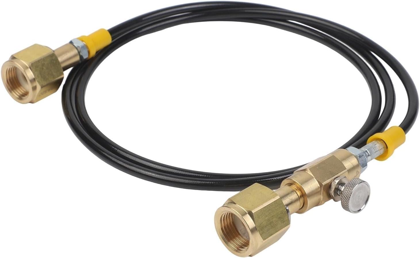 Refill Adapter Cylinder Refill Adapter Hose, CGA320 to CGA320 Tank Adapter for Sodastream Tanks Soda-Maker for Filling