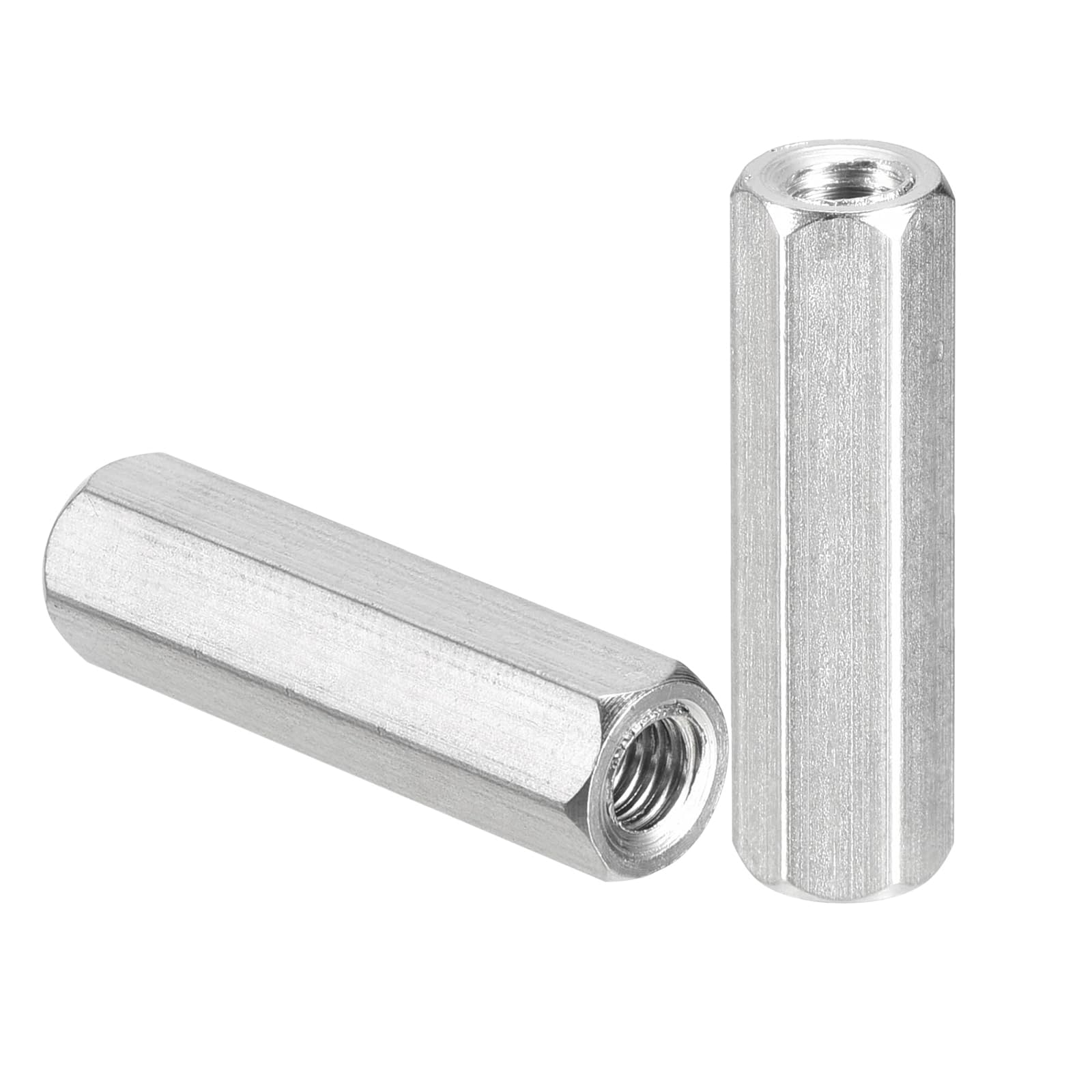 TA-VIGOR M5 x 30mm Hex Coupling Nuts, 304 Stainless Steel Threaded Rod Connector for Home Machine Industrial 8 Pcs