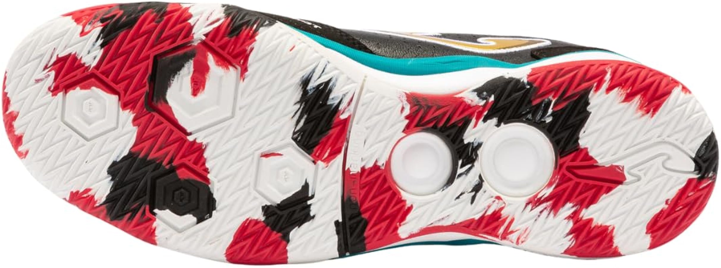 Joma Indoor Futsal Shoes fs Reactive 23, Black Blue, Leather