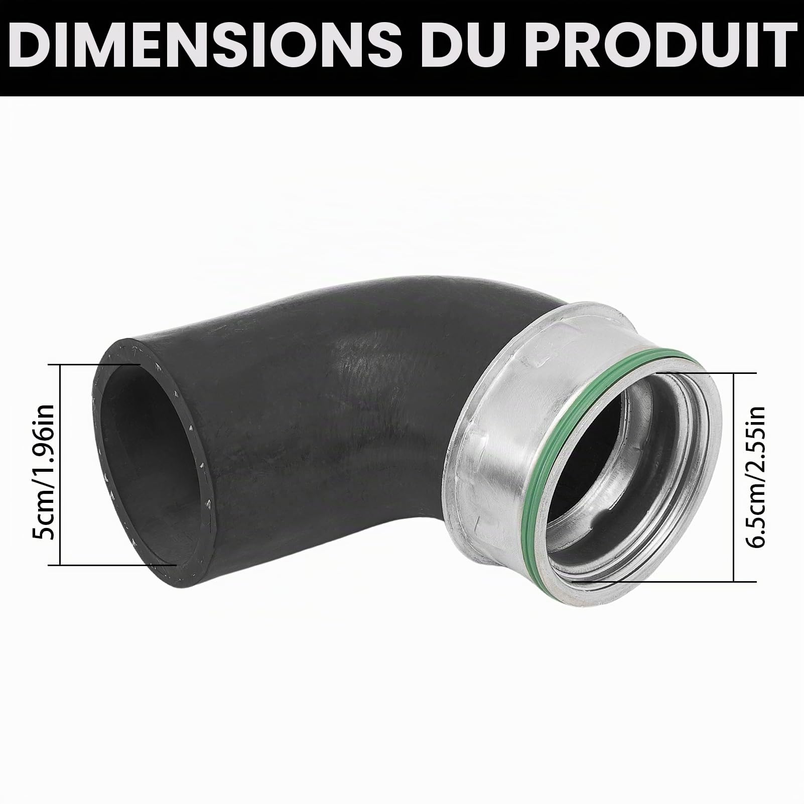 Tuyau d'air comprimé avec joint 3B0145838A pour A4 B6 B7 A4 Avant S-p-b P-s-t tuyau d'air de charge turbo V10-2868