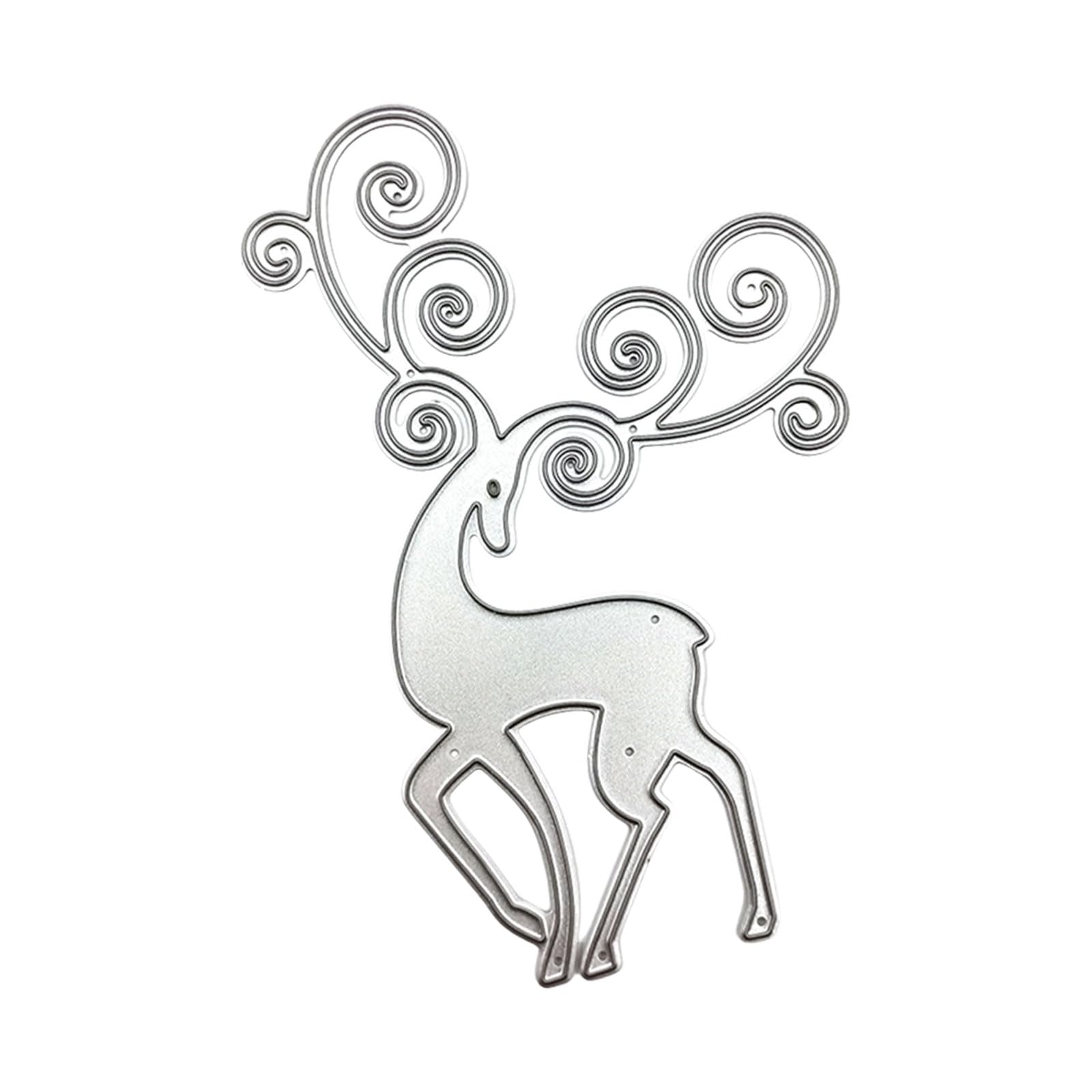 Tsophreniq Christmas Series Die Cut Stencils Template Molds Christmas Sleigh Metal Cutting Dies for Album Scrapbooking Decorations Series Metal Cutting Dies Sleigh Die Cut
