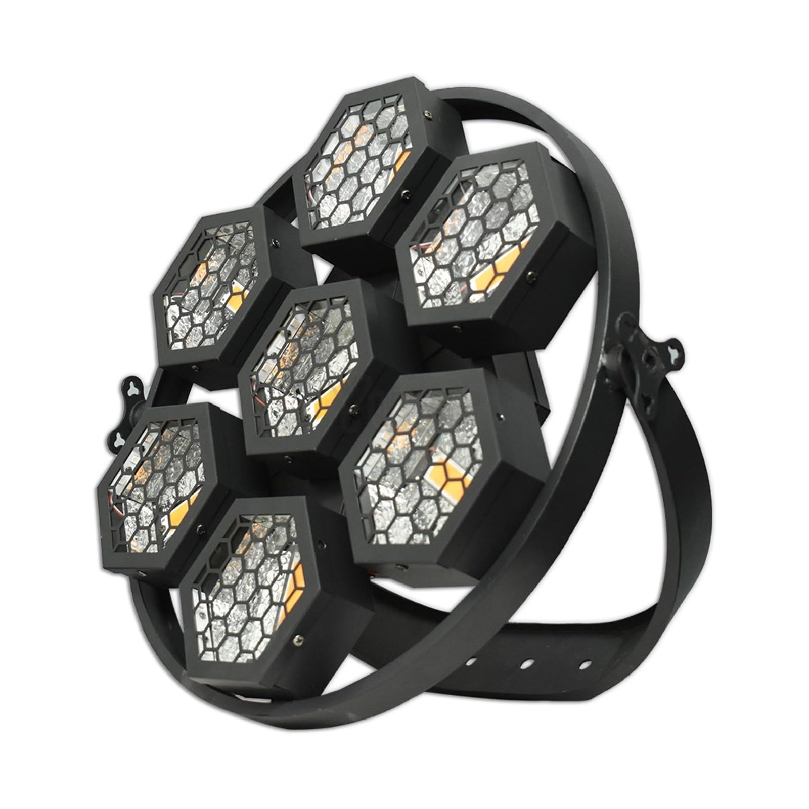 7x50W RGB LED Retro Latarka Z Pomocniczym Blacklight DMX512 DJ Sound Party Migające Światła Klub Taneczny Efekt Sceniczny Dyskoteki Niskie ZużYcie Energii