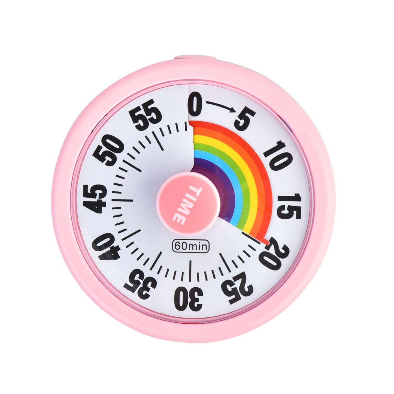 Timer visivo, controllo rotativo, conto alla rovescia da 60 minuti, per cucina, aula e l'ufficio, strumento di gestione del tempo adatto ai bambini