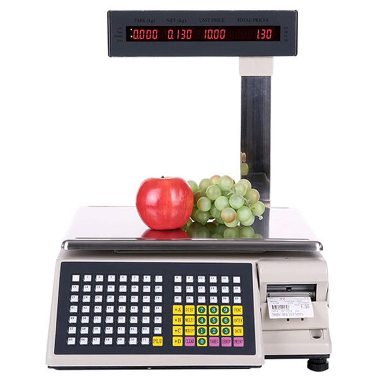 Eiwitany Digital Price Computing Scale, Barcode Printing, Perfect for Supermarkets & Convenience Stores, Cash Register Electronics