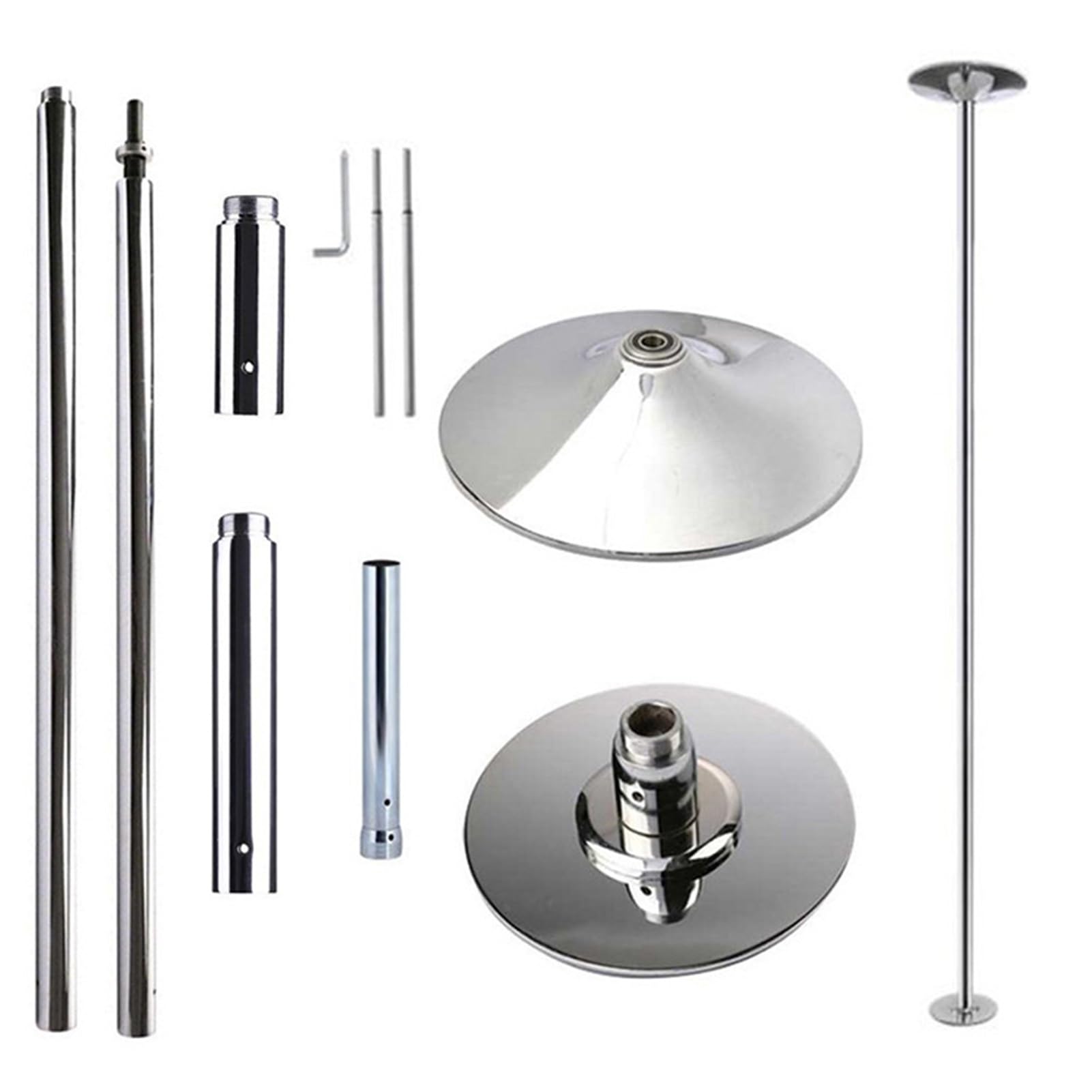 ポールダンス用ポールセット X-STAGE ステンレス45mm径 スタンダード（ステージ高30cm） – X