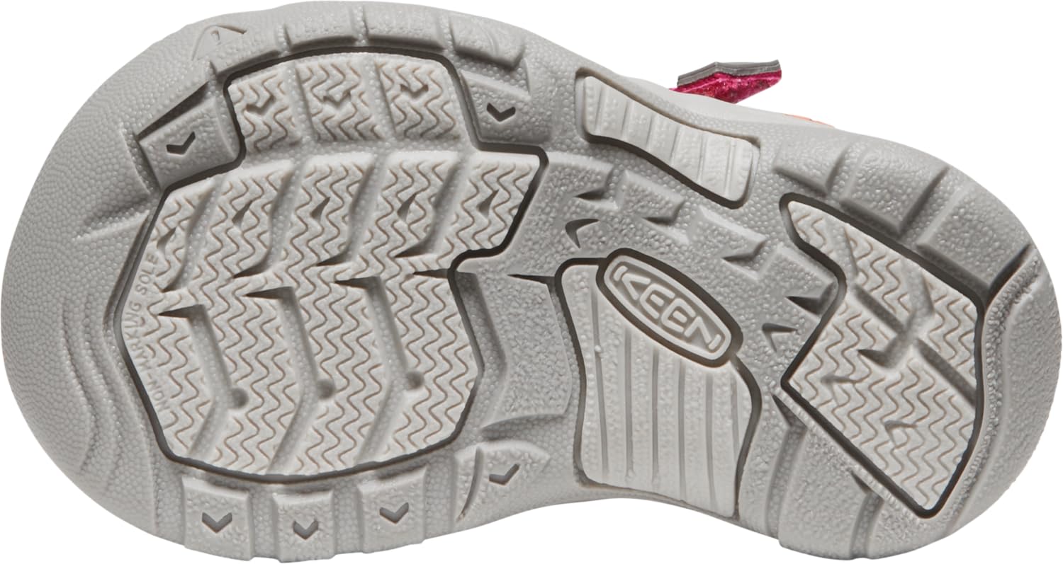 KEEN Newport H2 Sandali per bambini, Very Berry/Fusion Coral, 23 EU