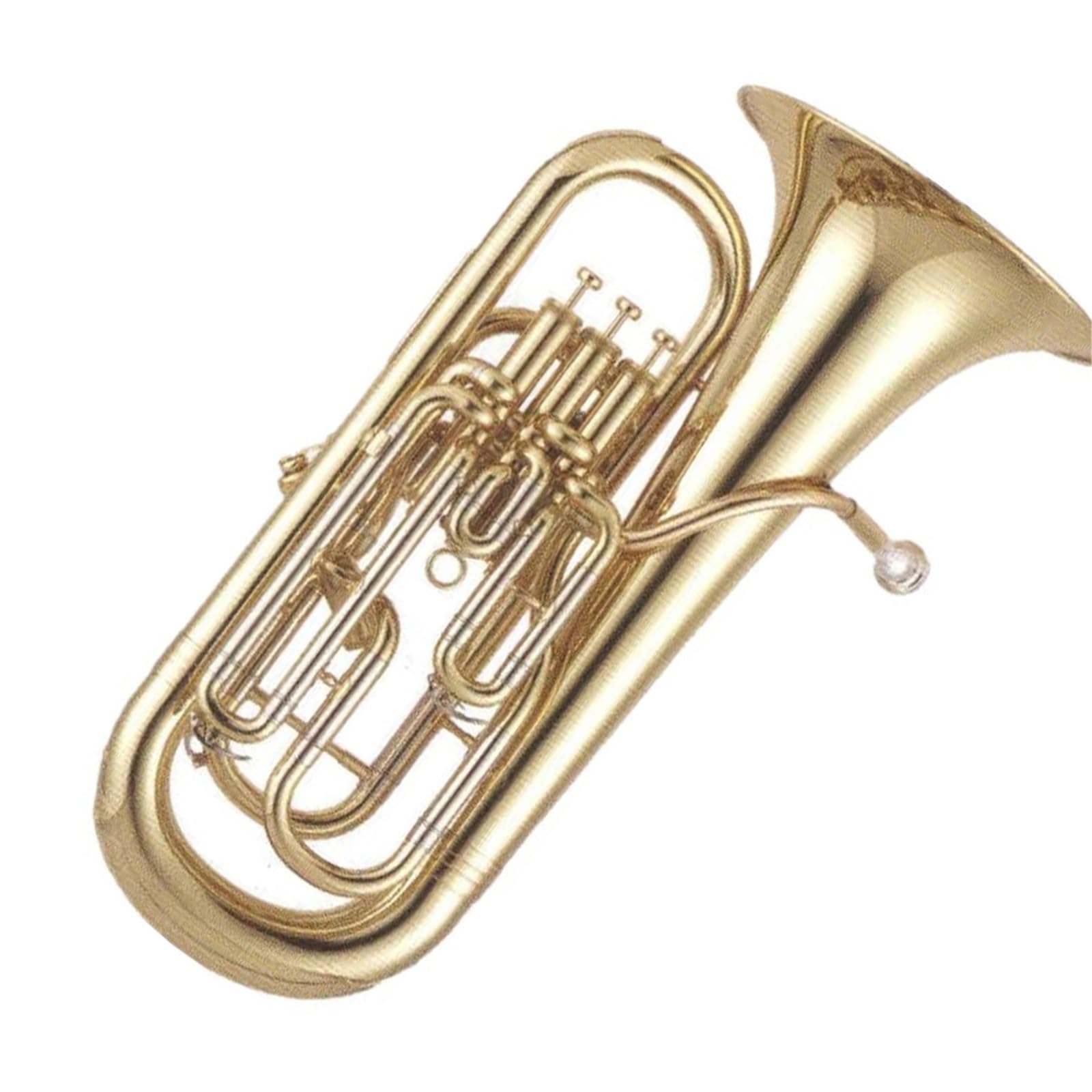 Eufonium 4 Piston B Flat Profesjonalne Złote Lakierowane Eufonium Do Występów Muzycznych Dla Dorosłych