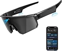 Vista 9 de Lentes inteligentes AI con cámara 4K, gafas de grabación de video con cámara, gafas de sol deportivas polarizadas con estabilización EIS