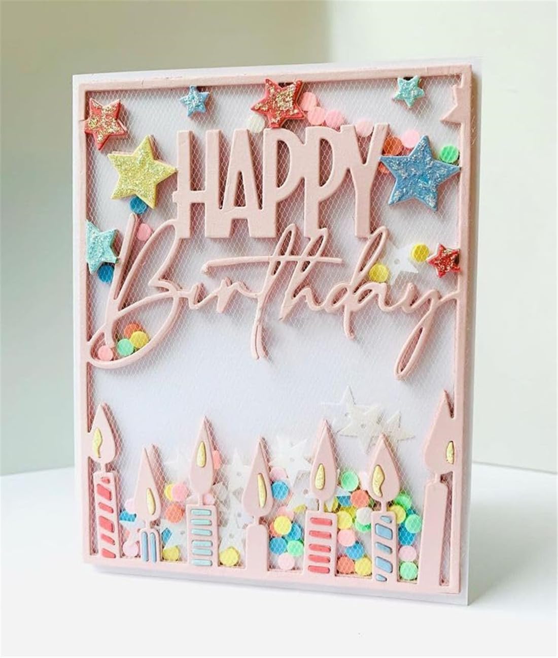 Metal Scrapbooking Dies - 3D Background Stencils -31