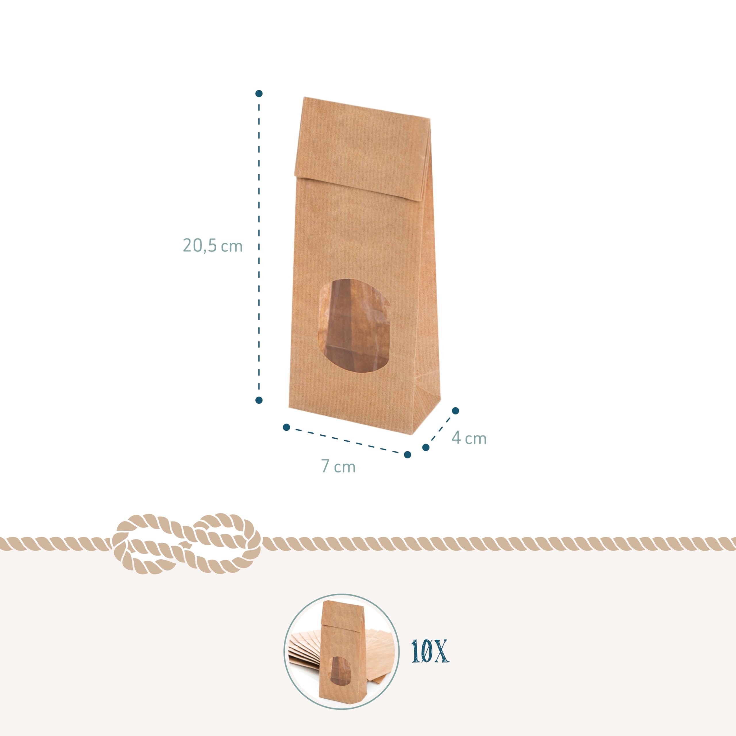 2000pz Fermagli In Carta Kraft - Lunghezza 15 Cm, Con Filo Interno, Per Regali, Decorazioni, Giardino E Organizzazione