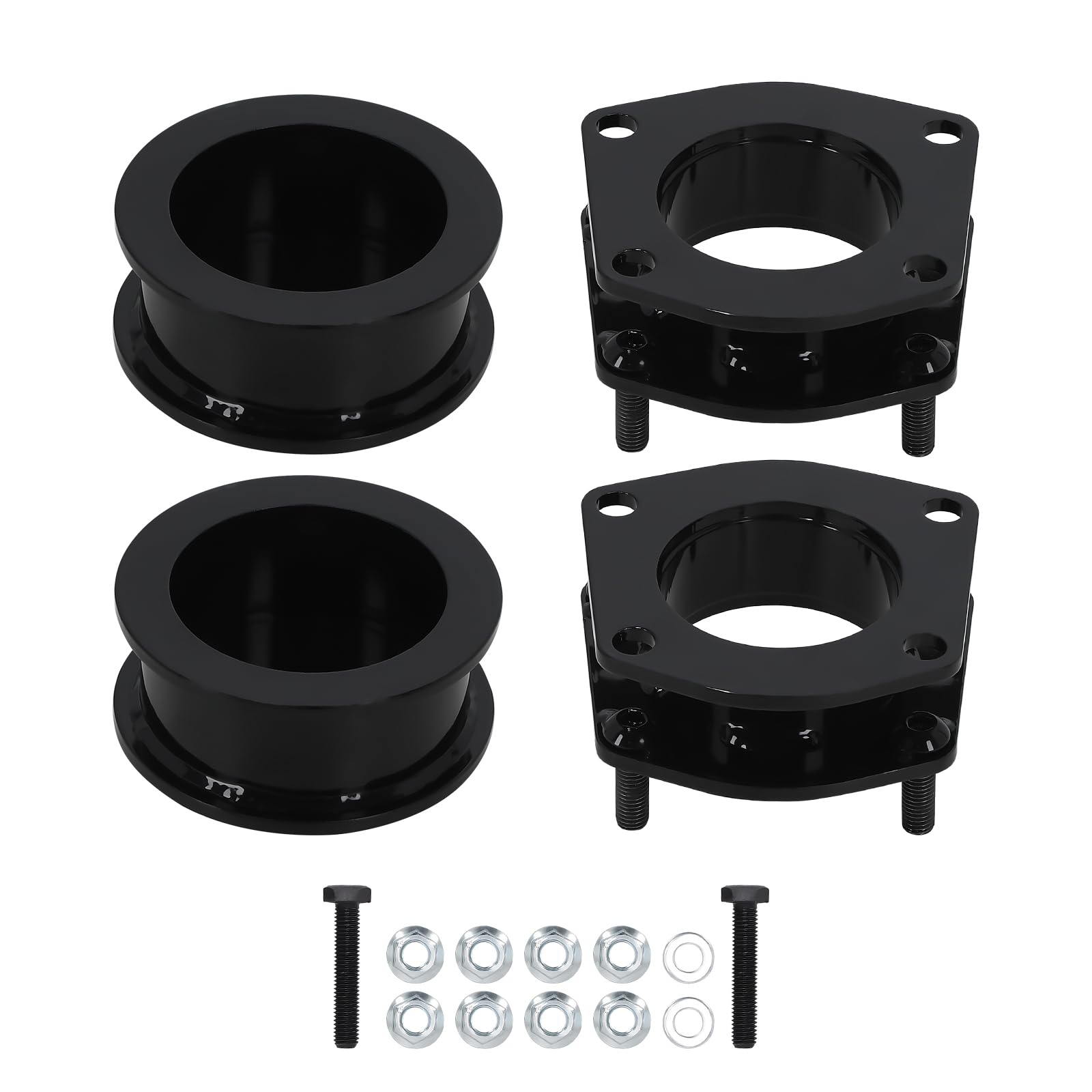maXpeedingrods 2” Nivellierungs-Lift-Kit für Jeep Grand-Cherokee WK für Commander 2006-2010 4x2 / 4x4, 2 Zoll Nivellierungs-Kit 2 Stück vorne + 2 Stück hinten