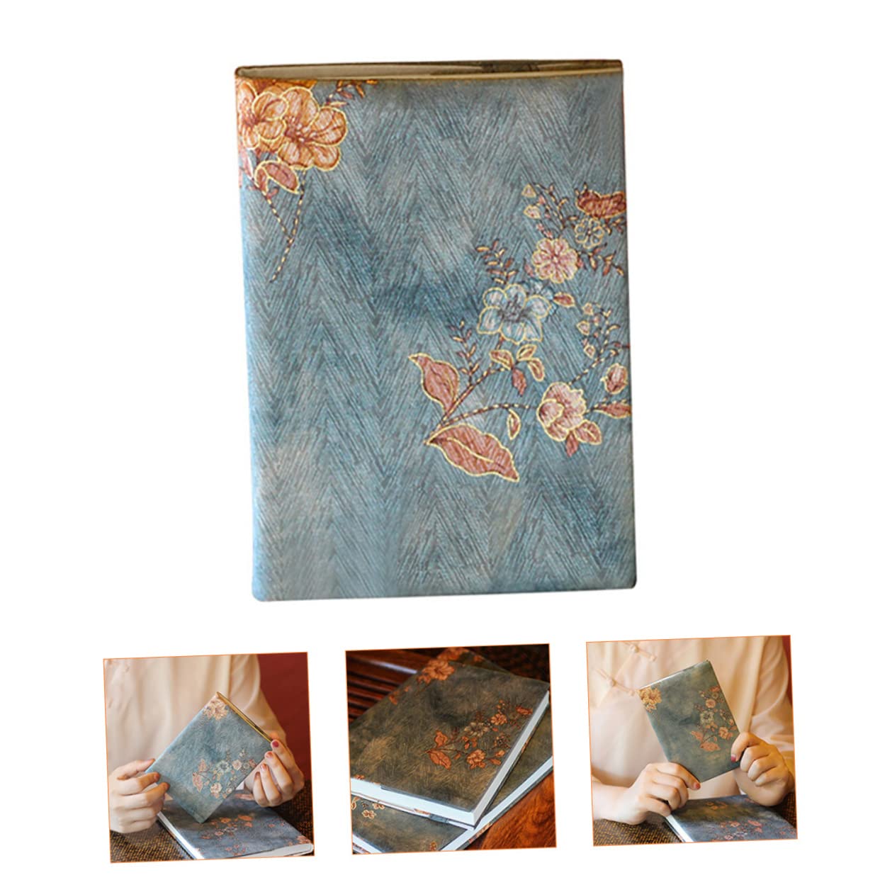 EXCEART 5 Pièces Réglable Livre Veste Livre Décor Pour École Cahier Classeur Couvertures De Livre Pour Livres À Couverture Souple Élégant Livre Protecteur Tissu Livre Couvre Main Décor