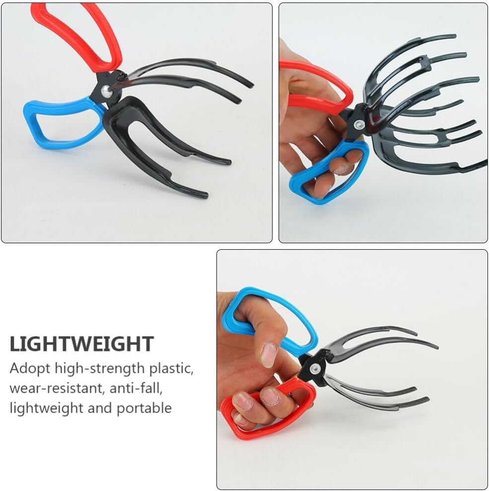 Fish Gripper,Fishing Pliers,Split Ring Pliers,Fishing Tool Fishing Clip Teeth Fishing Pliers Fish Pliers Fishing Gear(4pcs 3claw)